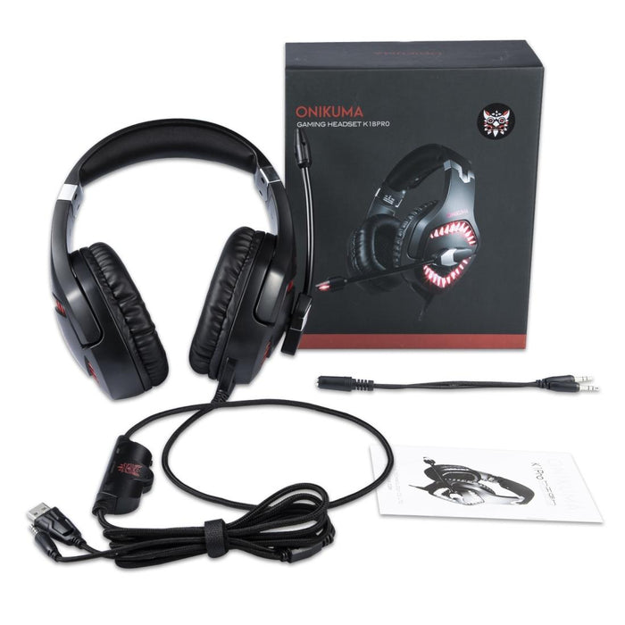 Surround Gaming Headset With Mic & Led