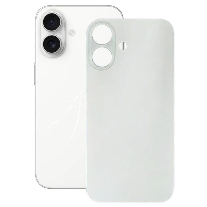 For Iphone 16 Plus Easy Replacement Big Camera Hole Glass Back Battery Cover