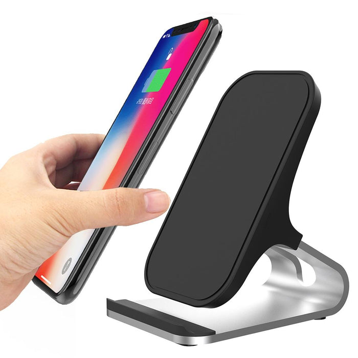 15W Dual Coil Qi Wireless Charger With Fast Charging