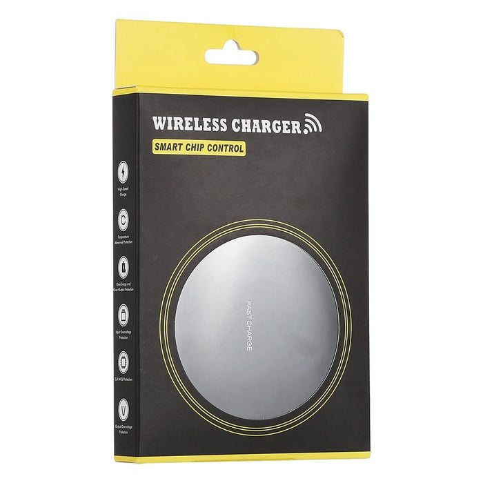 Round Shape Wireless Charger Fast Charging Black+Gold