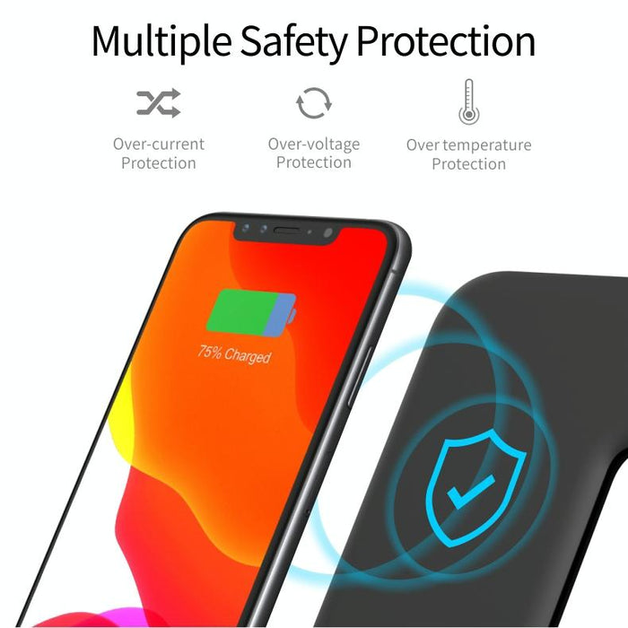 3 In 1 Magnetic Wireless Charger With Touch Ring Light