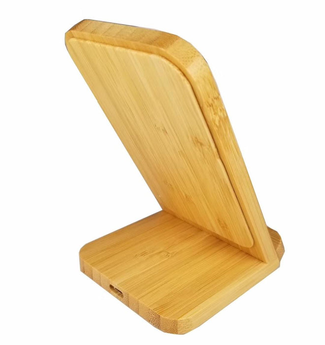 Wireless Bamboo Charger For Qi Phones