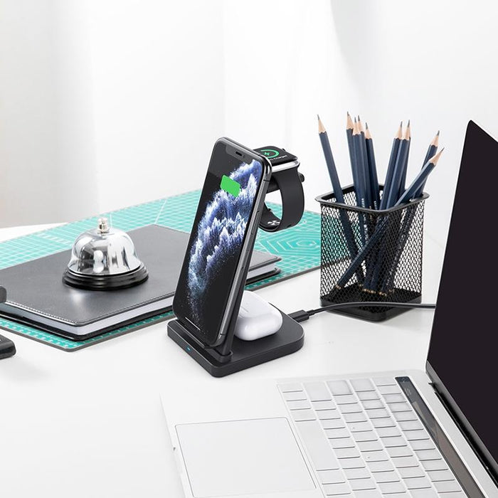 3 In 1 Foldable Charging Stand For Iphones Apple Watch And Airpods