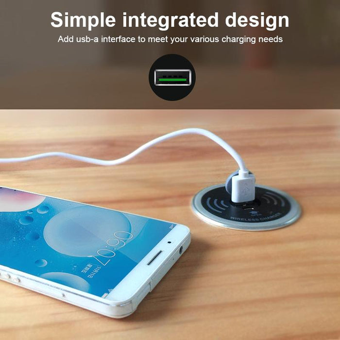 Wireless Charger With Pd+Usb Interface 1.2M Cable