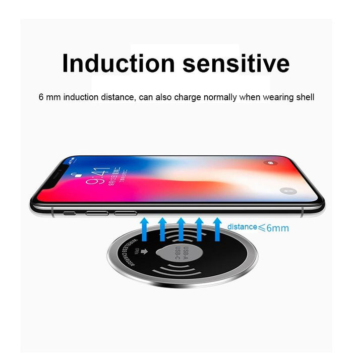 Wireless Charger With Pd+Usb Interface 1.2M Cable