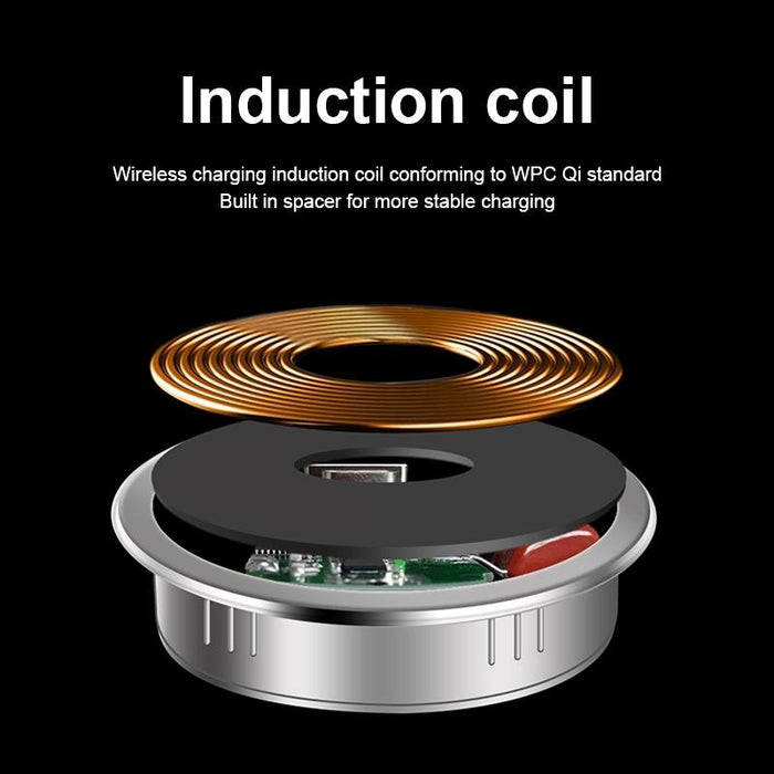 Wireless Charger With Pd+Usb Interface 1.2M Cable