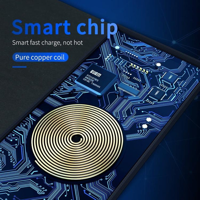 10W Qi Wireless Charger Mouse Pad 26.2 X 19.8 X 0.65Cm