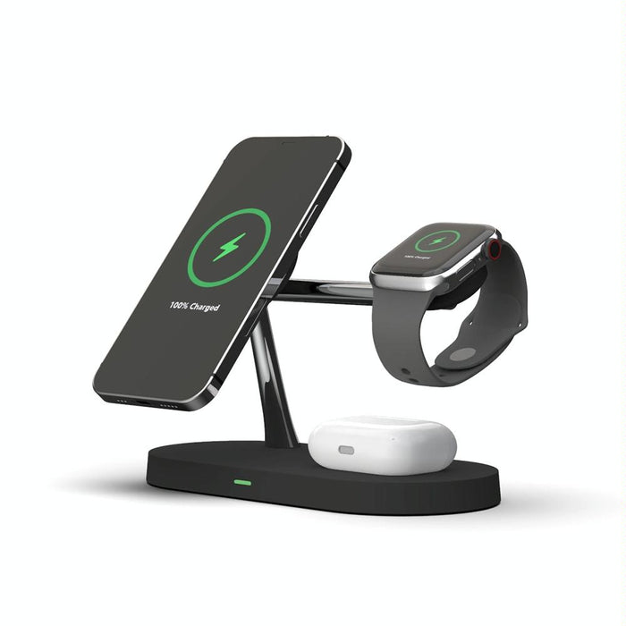 15W 5 In 1 Magnetic Wireless Charger For Iphone 12 & Apple Watch & Airpods