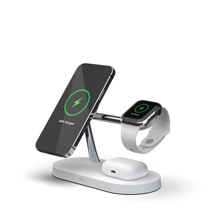15W 5 In 1 Magnetic Wireless Charger For Iphone 12 & Apple Watch & Airpods