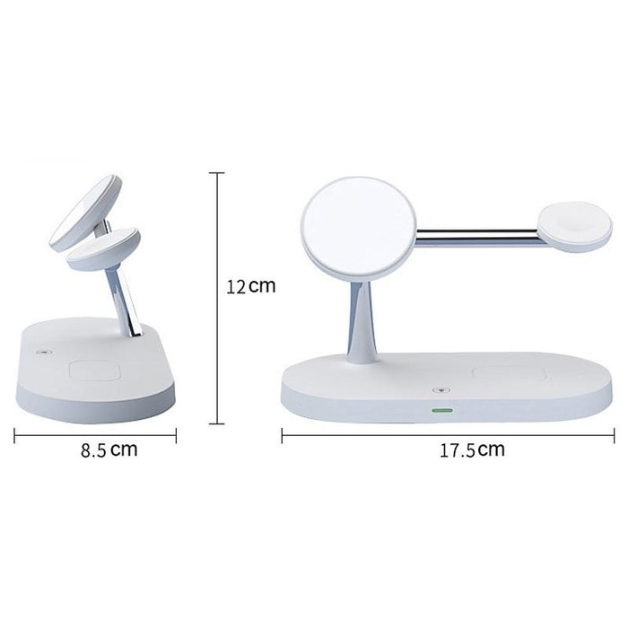 15W 5 In 1 Magnetic Wireless Charger For Iphone 12 & Apple Watch & Airpods