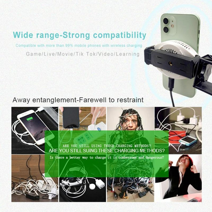 15W Magnetic Wireless Charger For Refrigeration