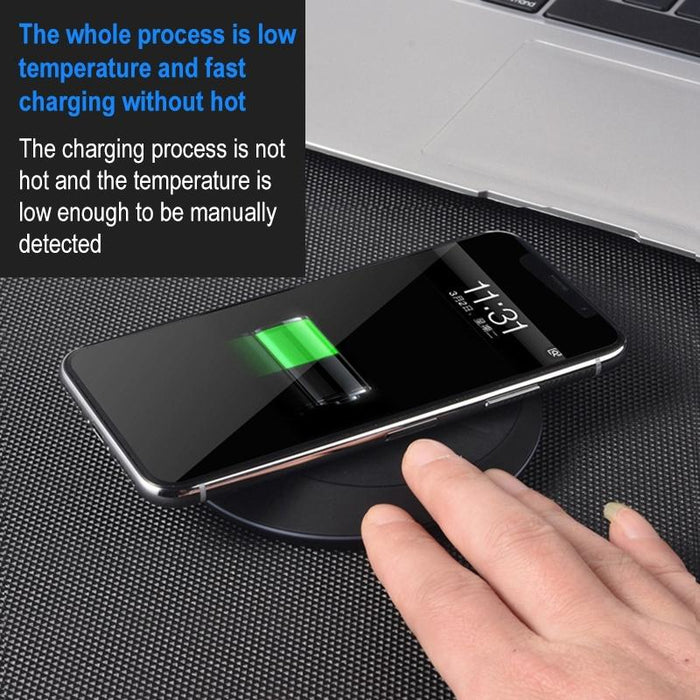 10W Portable Wireless Charger Lightweight & Smart