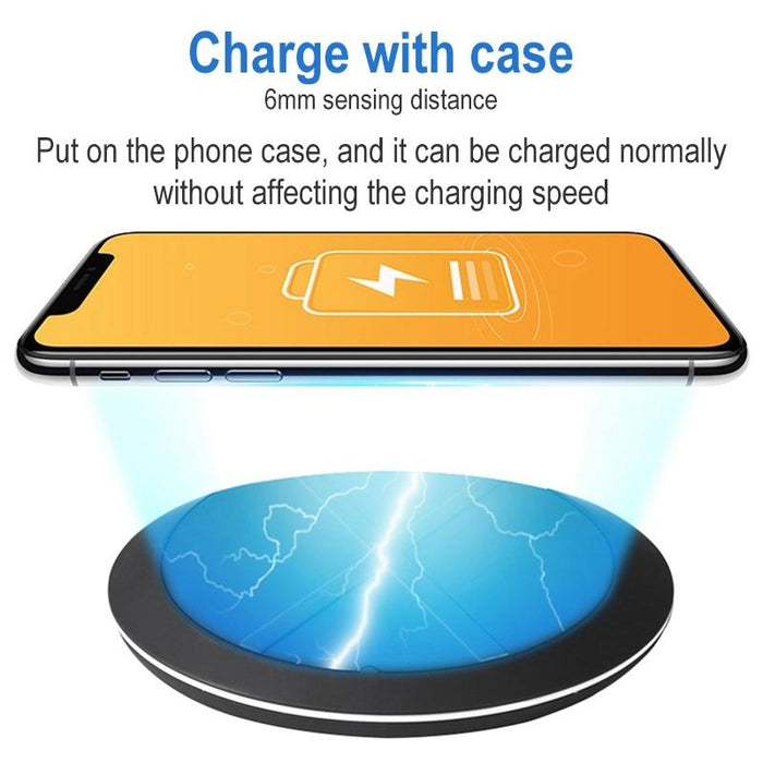 10W Portable Wireless Charger Lightweight & Smart