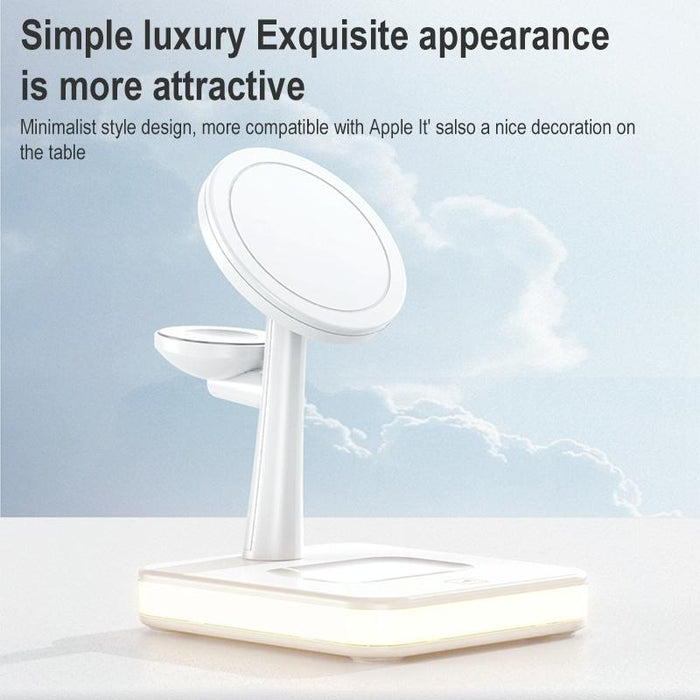 15W Wireless Fast Charger With 360° Rotating Holder