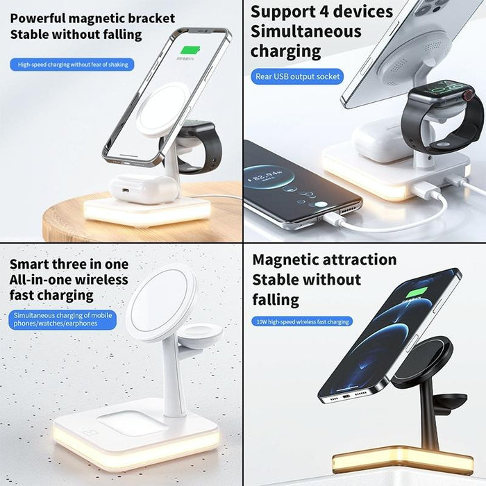 15W Wireless Fast Charger With 360° Rotating Holder