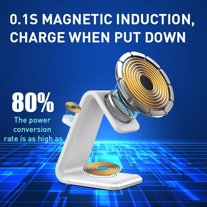 3 In 1 Magnetic Wireless Vertical Charger