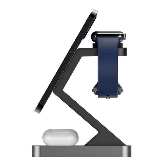 15W 3 In 1 Magnetic Wireless Charger For Iphone Watch Airpods