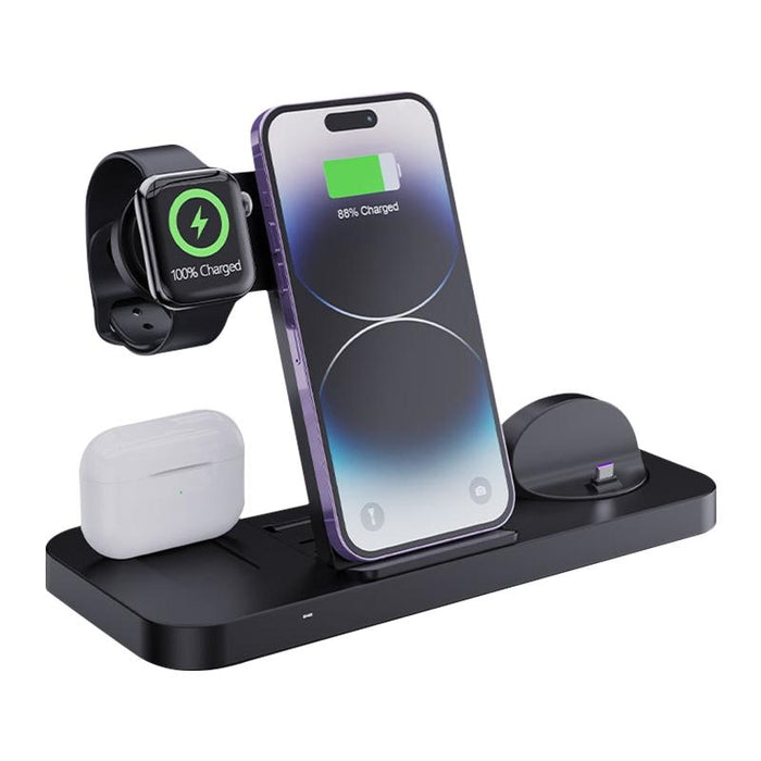 6 In 1 Foldable Vertical Wireless Charger