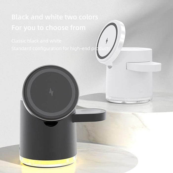 15W 4 In 1 Foldable Magnetic Wireless Charger