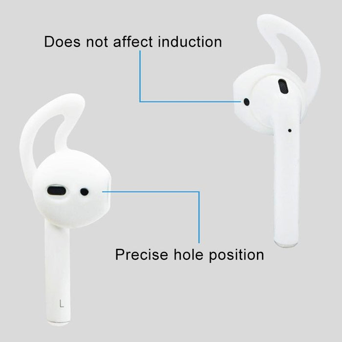 2Pcs Wireless Bluetooth Earphone Silicone Ear Caps Earpads For Apple Airpods