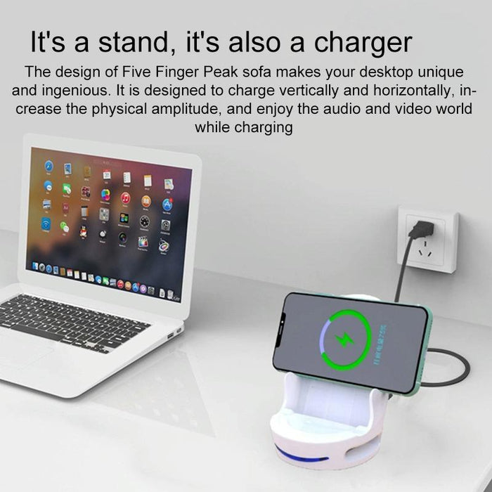 15W Magnetic Wireless Charger Stand For Sofa Phone