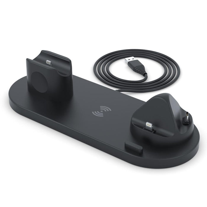 6 In 1 Wireless Charger For Iphone Apple Watch Airpods & Android