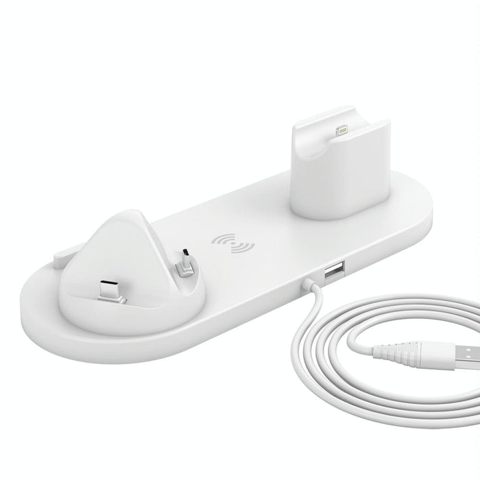 6 In 1 Wireless Charger For Iphone Apple Watch Airpods & Android