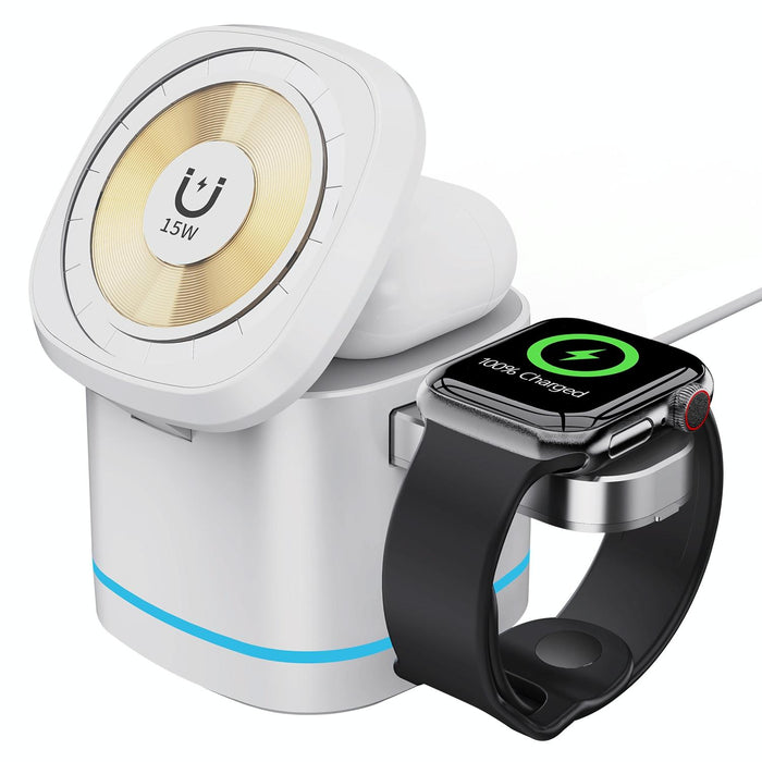 15W 3 In 1 Magnetic Wireless Charger