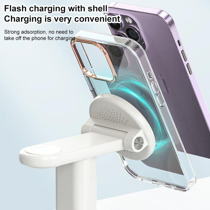 3 In 1 Magnetic Wireless Charger Stand 15W