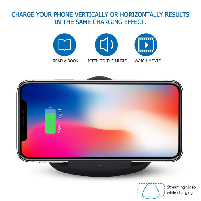 10W Fast Charging Qi Wireless Charger Pad