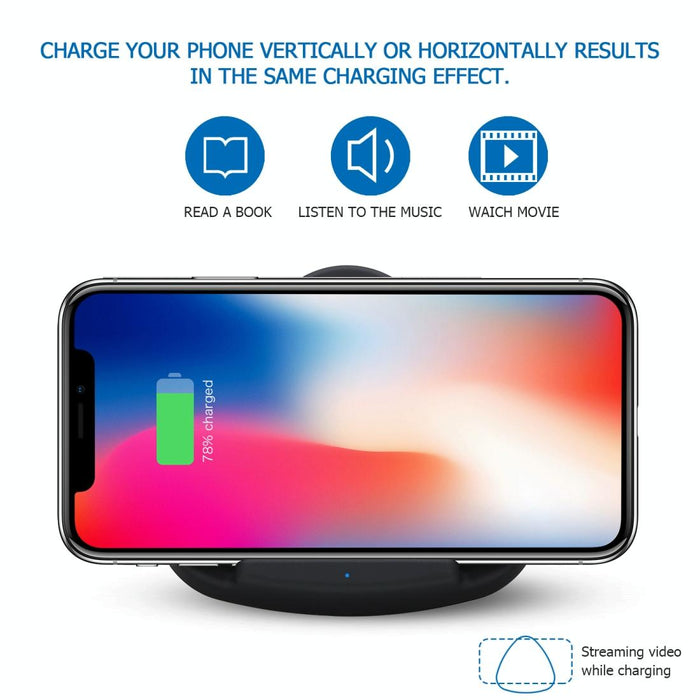 10W Fast Charging Qi Wireless Charger Pad