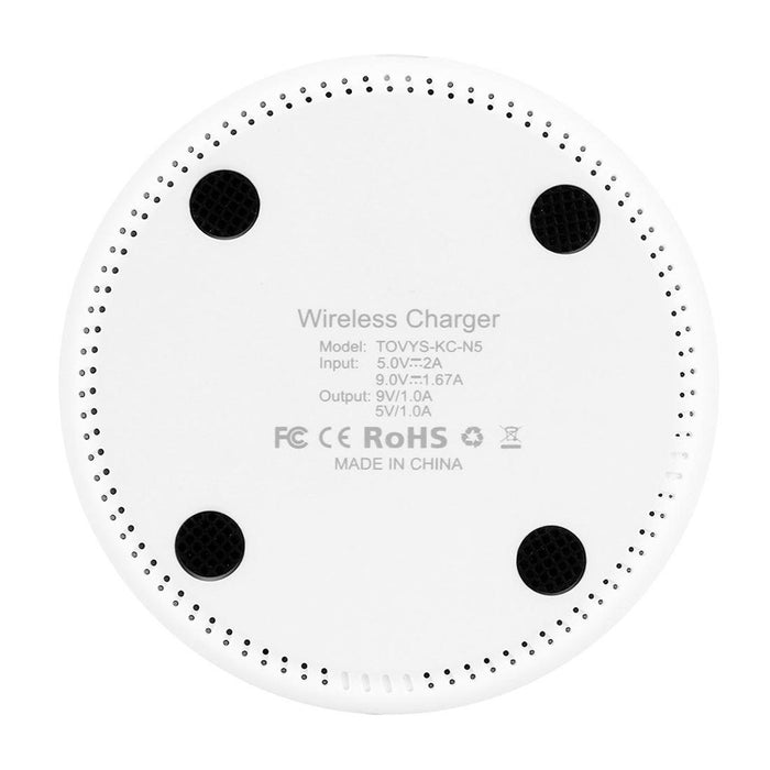 9V 1A Qi Fast Wireless Charger 1M Cable