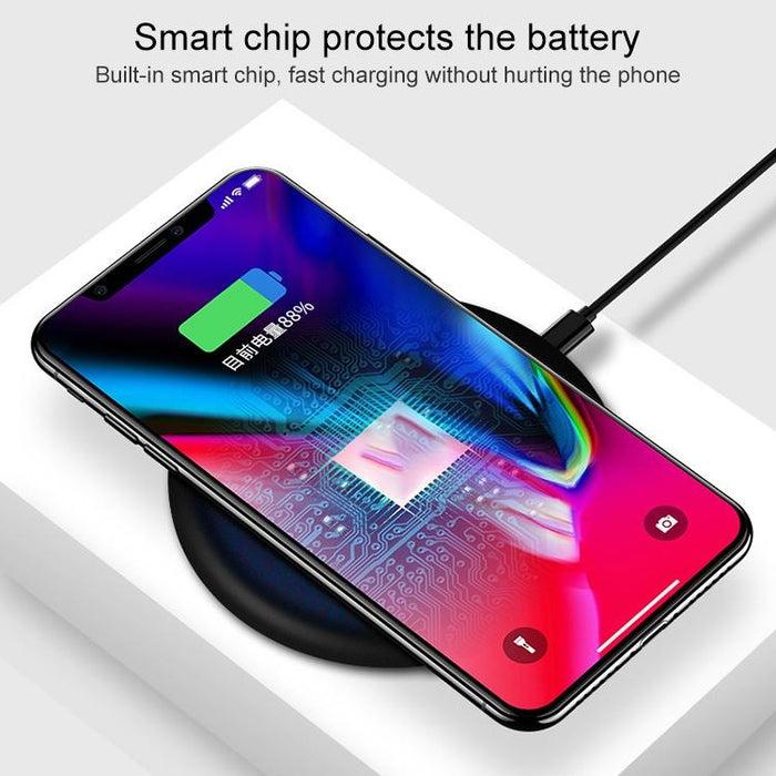 9V 1A Qi Fast Wireless Charger 1M Cable