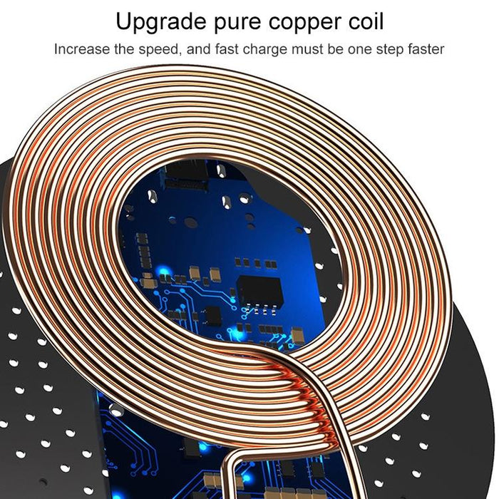 9V 1A Qi Fast Wireless Charger 1M Cable