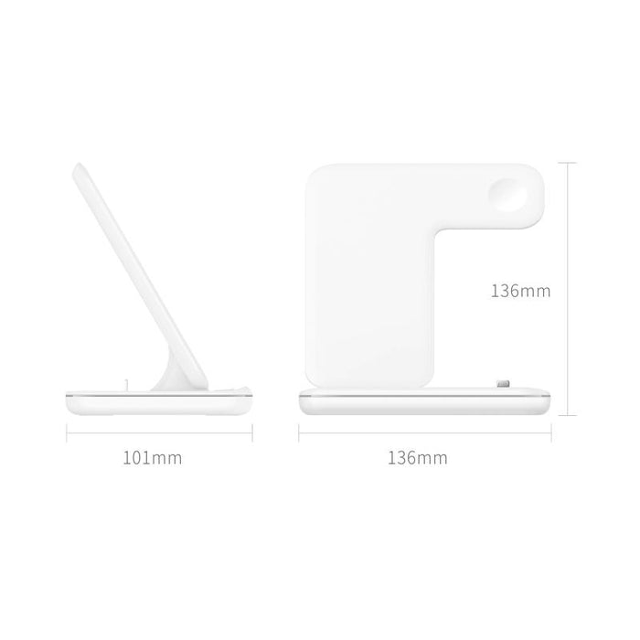 3 In 1 Magnetic Wireless Charger With Touch Ring Light