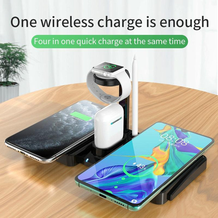 10W Qi Wireless Charger For Phones Iwatch & Airpods