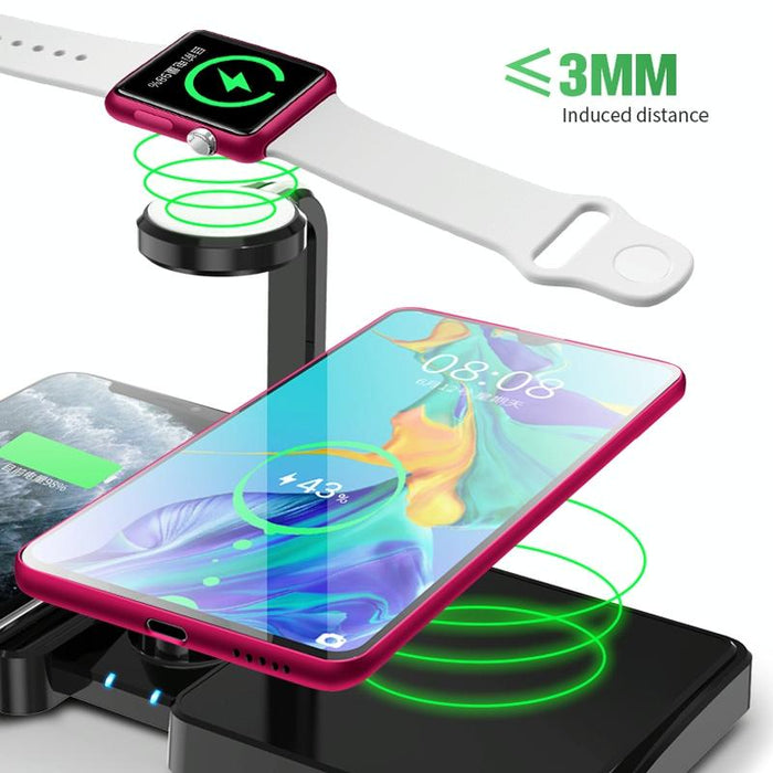 10W Qi Wireless Charger For Phones Iwatch & Airpods