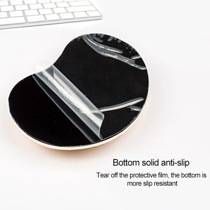 2 Transparent Silicone Mouse Wrist Support Heart-Shaped Random Colour 11X7X2Cm