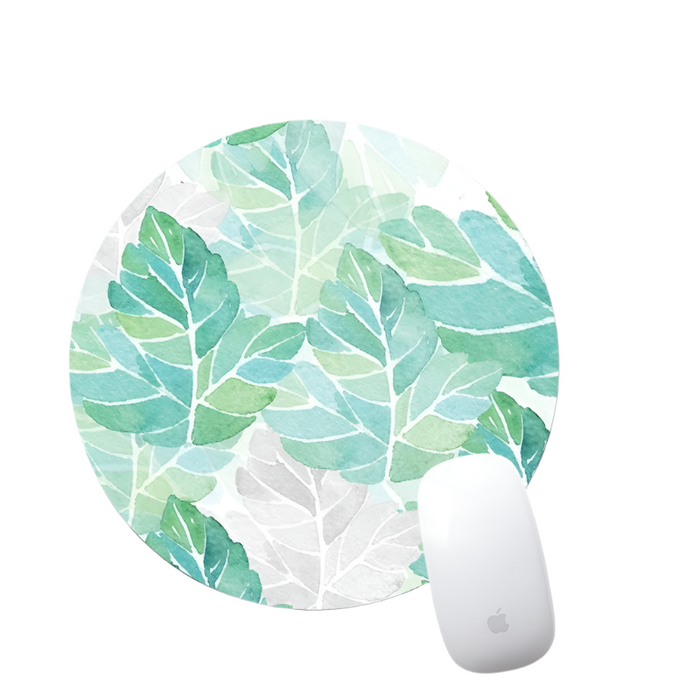 22Cm Green Sunflower Pattern Mouse Pad