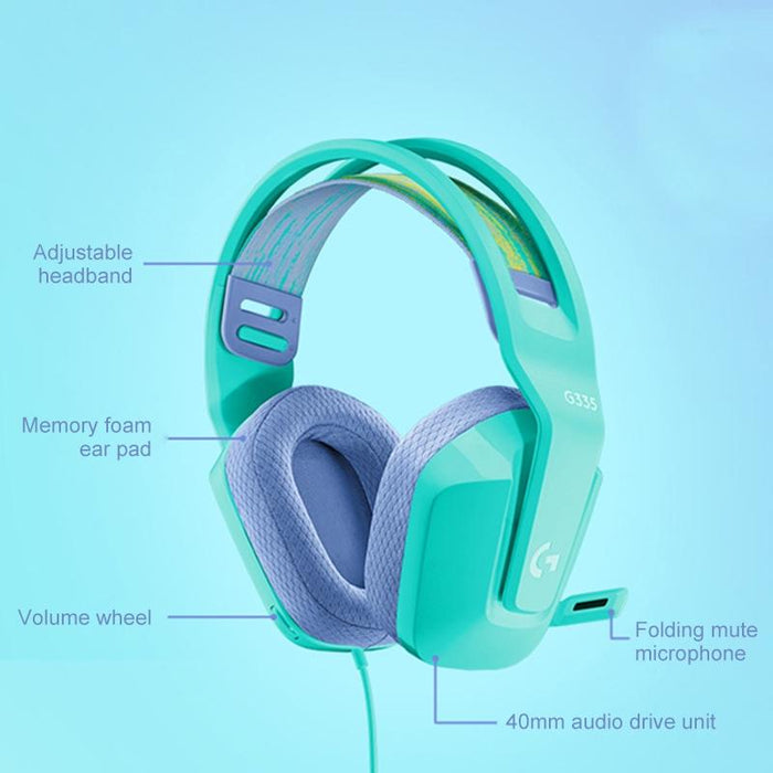 Foldable Wired Gaming Headset With Mic