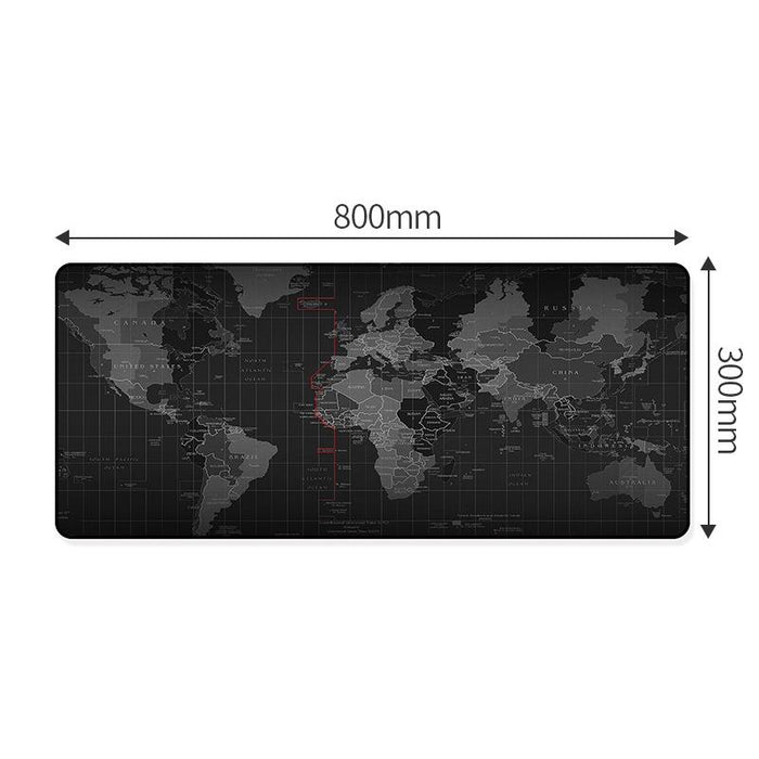 Large Anti Skid Gaming Mouse Pad 800 X 300Mm Earth