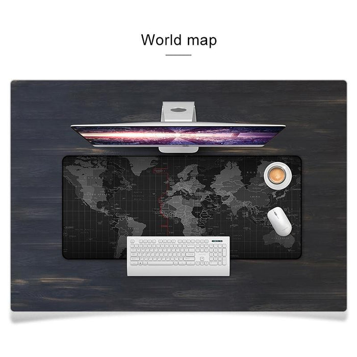 Large Anti Skid Gaming Mouse Pad 800 X 300Mm Earth