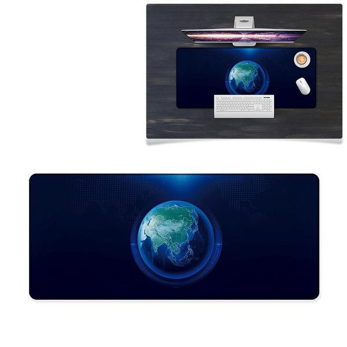 Large Anti Skid Gaming Mouse Pad 800 X 300Mm Earth