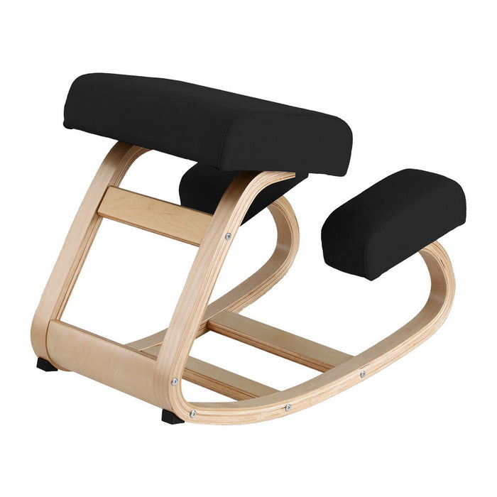 Kneeling Chair Ergonomic Posture Chair With Memory Foam Balance Stool For Home Office Gaming 120Kg Weight Capacity Black