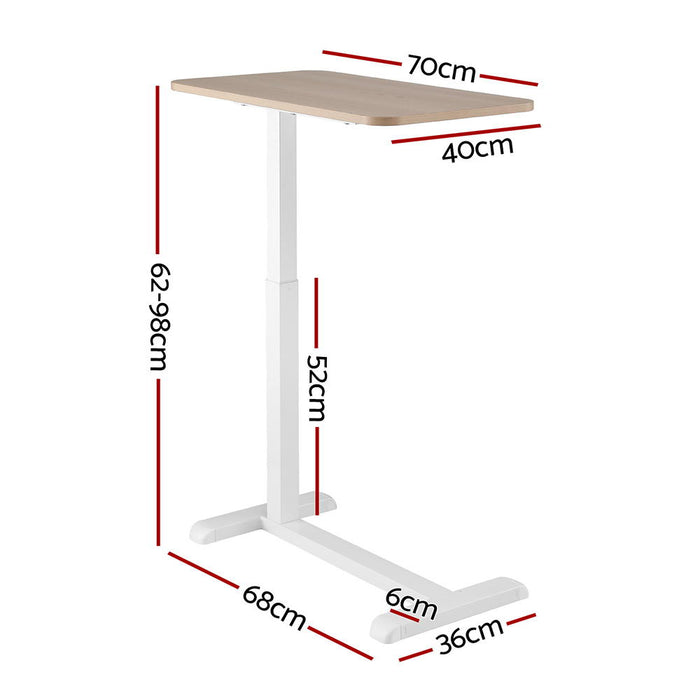 Laptop Desk Height Adjustable Mobile Workstation Computer Desks 70Cm