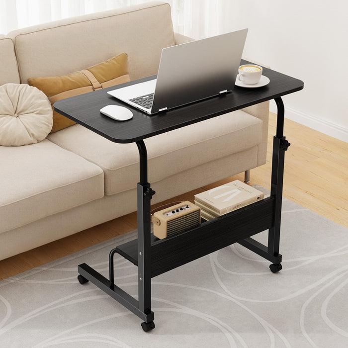 Laptop Desk Portable Sit Stand Desks Height Adjustable Workstation 80Cm