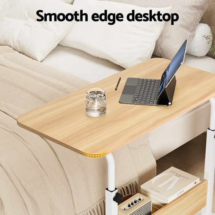 Laptop Desk Portable Sit Stand Desks Height Adjustable Workstation 80Cm