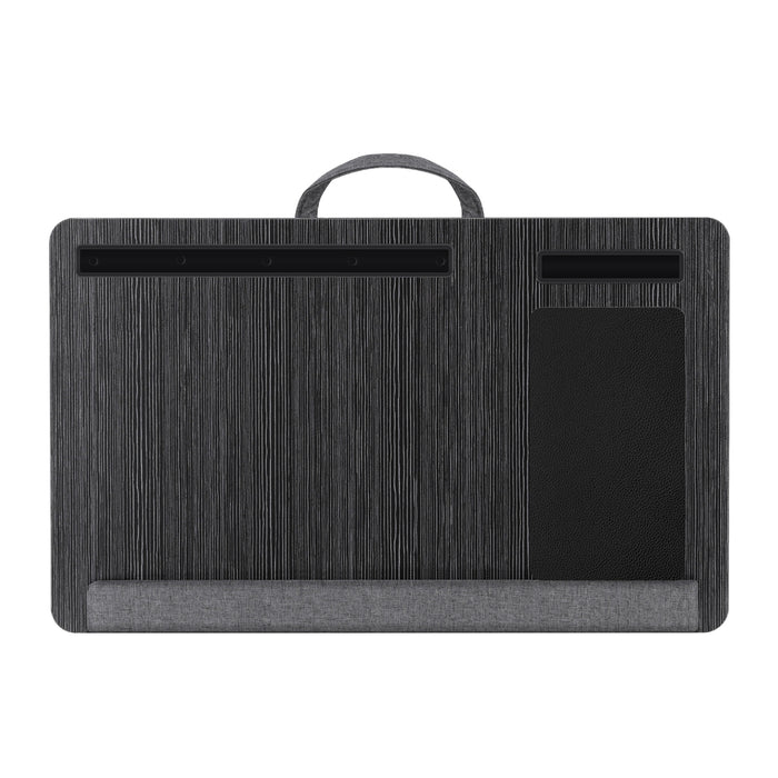 Lap Desk Laptop Desks Portable W/ Wrist-Rest Phone Slot Mouse Pad 55Cm