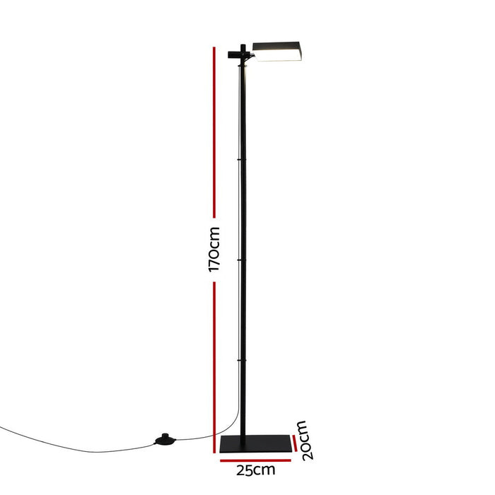 Led Floor Lamp Modern Reading Lamp 360～ Rotating Adjustable Light Head 12W Standing Lamp For Living Room Bedroom Office