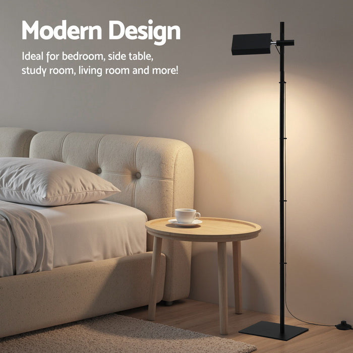 Led Floor Lamp Modern Reading Lamp 360～ Rotating Adjustable Light Head 12W Standing Lamp For Living Room Bedroom Office
